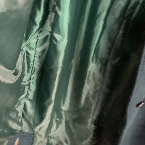 Vintage Sandro 100% Wool Trench Coat Size 16 - Picture 3 of 8